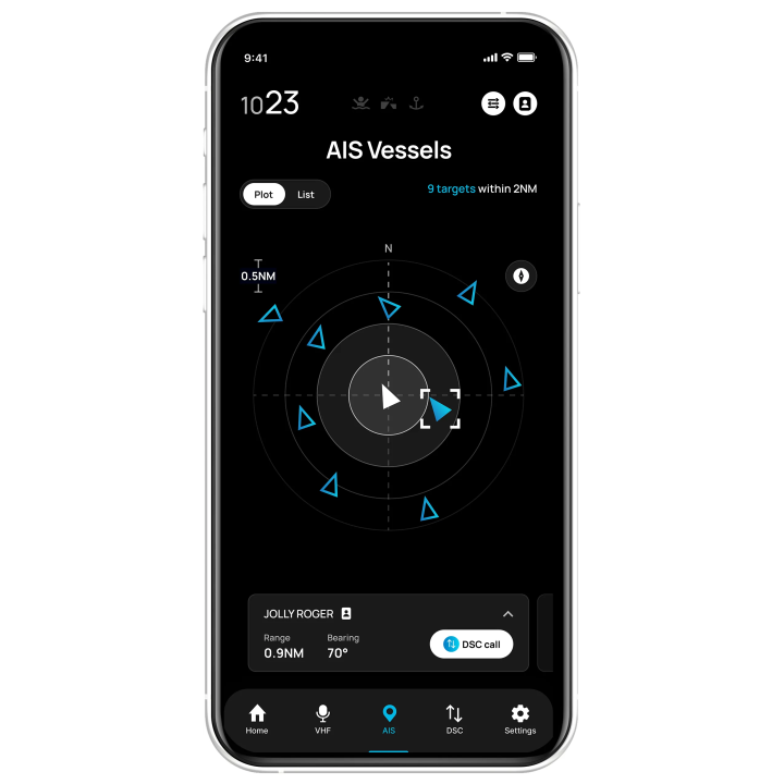 em-trak X100 NEXUS UKW Funkgerät mit AIS und Intercom