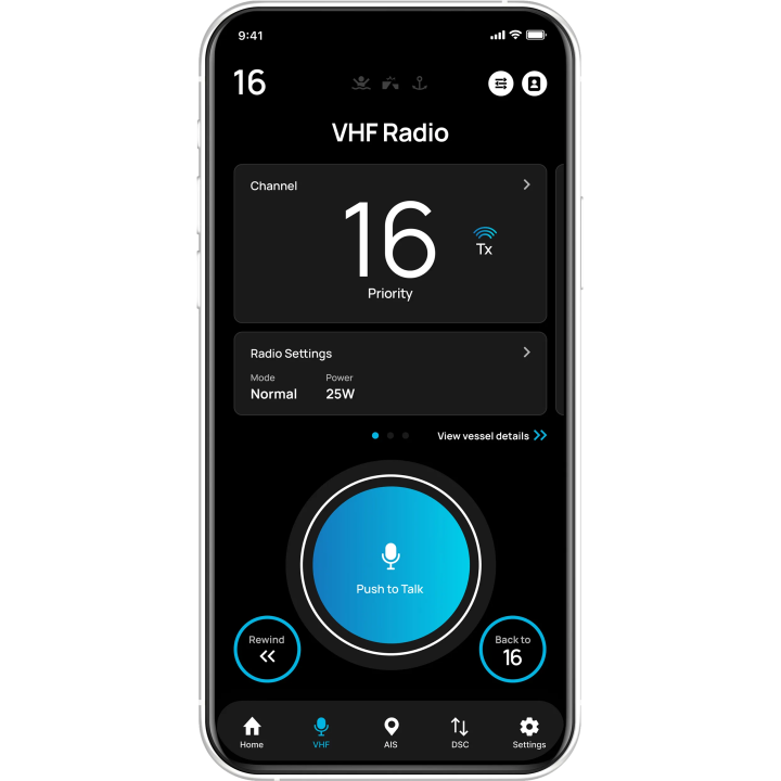 em-trak X100 NEXUS UKW Funkgerät mit AIS und Intercom