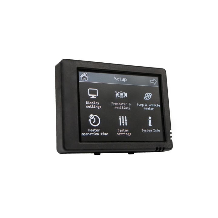 Comfort Touch – digitales Steuerpanel für 12V/24V Standheizungen Autoterm | PU-28