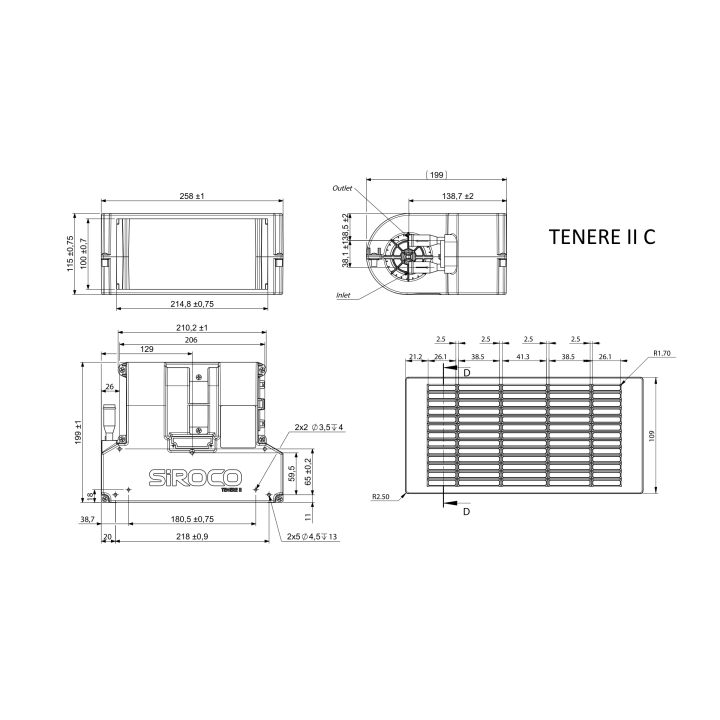 Wasserwärmetauscher mit Ventilator
